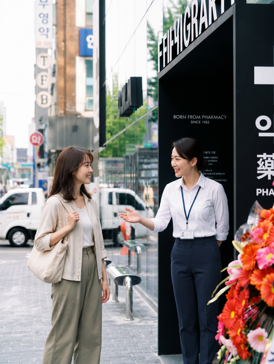 Aria Corporationスタッフによるお出迎え